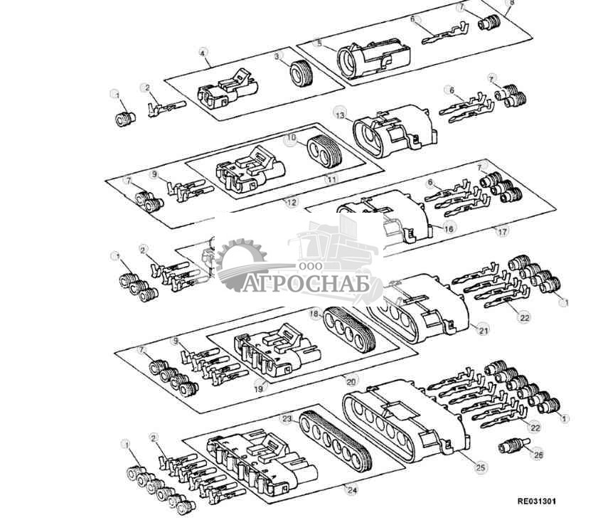 РАЗЪЕМЫ И ВЫВОДЫ WEATHERPACK 